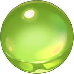Light Green Round Pearl Marble Gradient